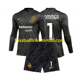 Fußballtrikots Inter Mailand Yann Sommer 1 Torwart Kinder 2024-2025 Langarm 3rd trikot kaufen